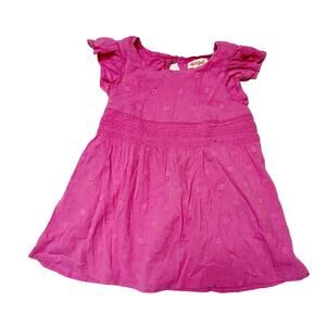 Cat & Jack Gauze Polka Dot Top Size 6